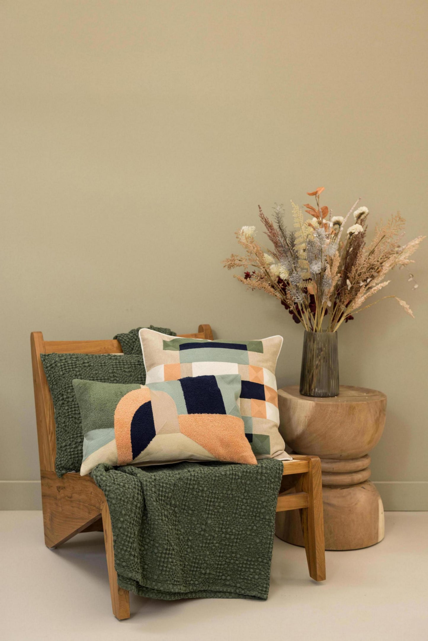 Tana ueberwurf Olive 240 X 260