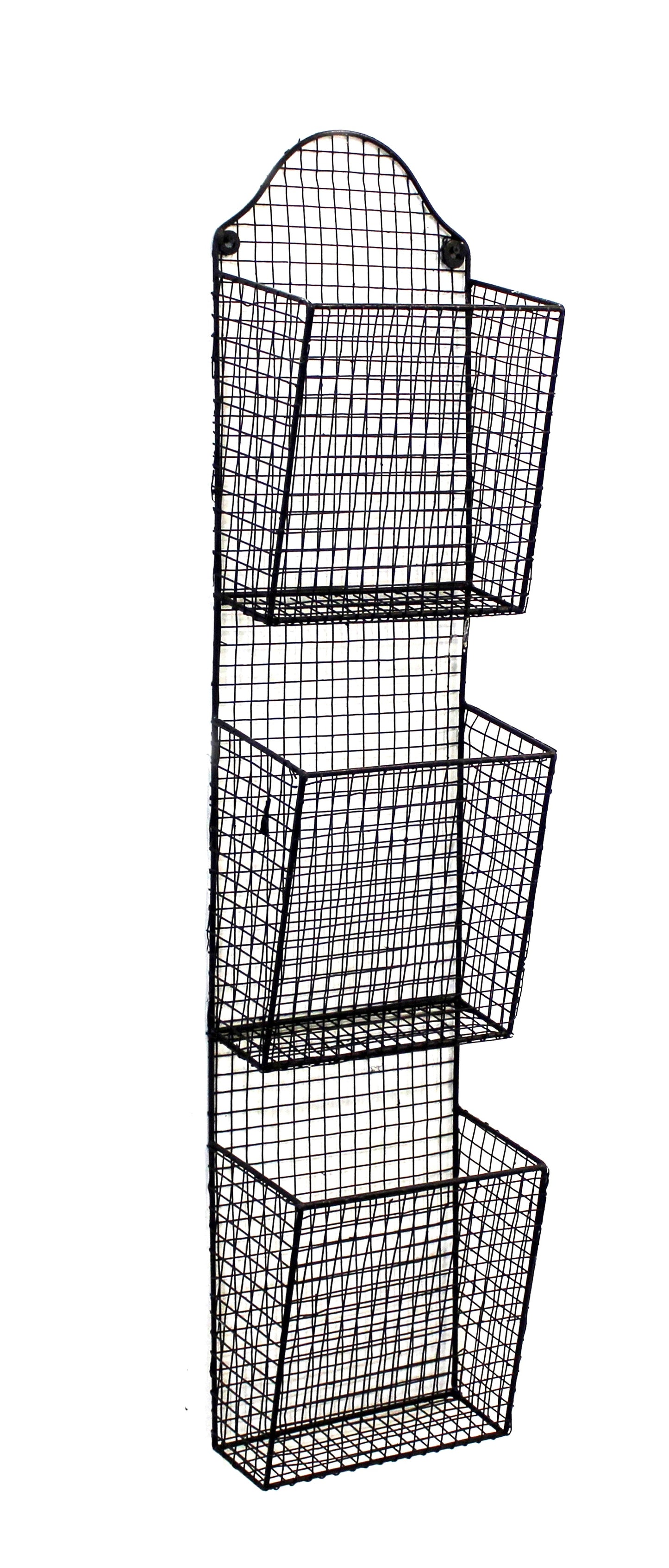 Korbregal   3 Koerbe zur Wandmontage