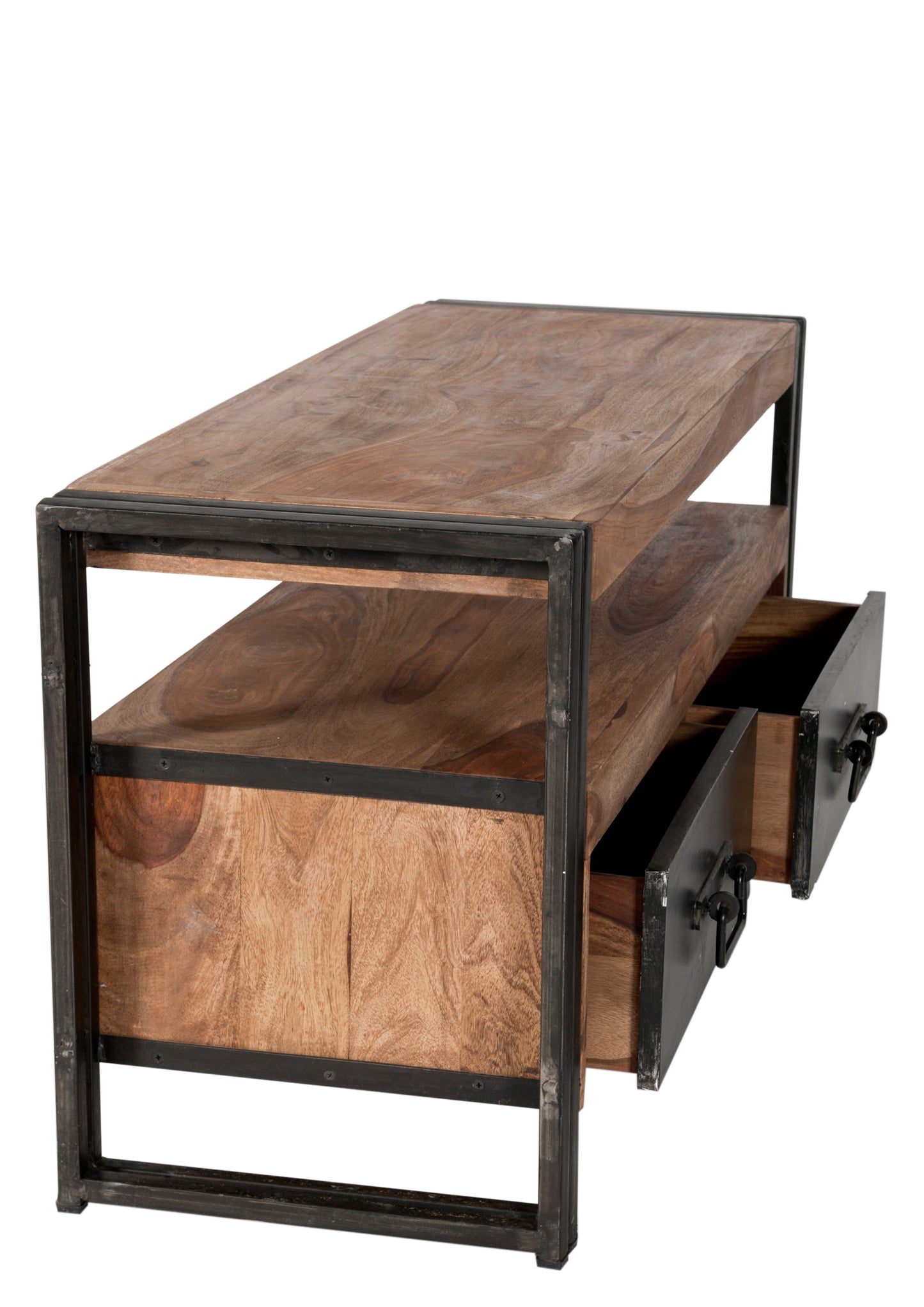 Lowboard 2 Schubladen 1 offenes Fach Schublade innen  42x305x15 cm offenes Fach  102x40x17 13 cm