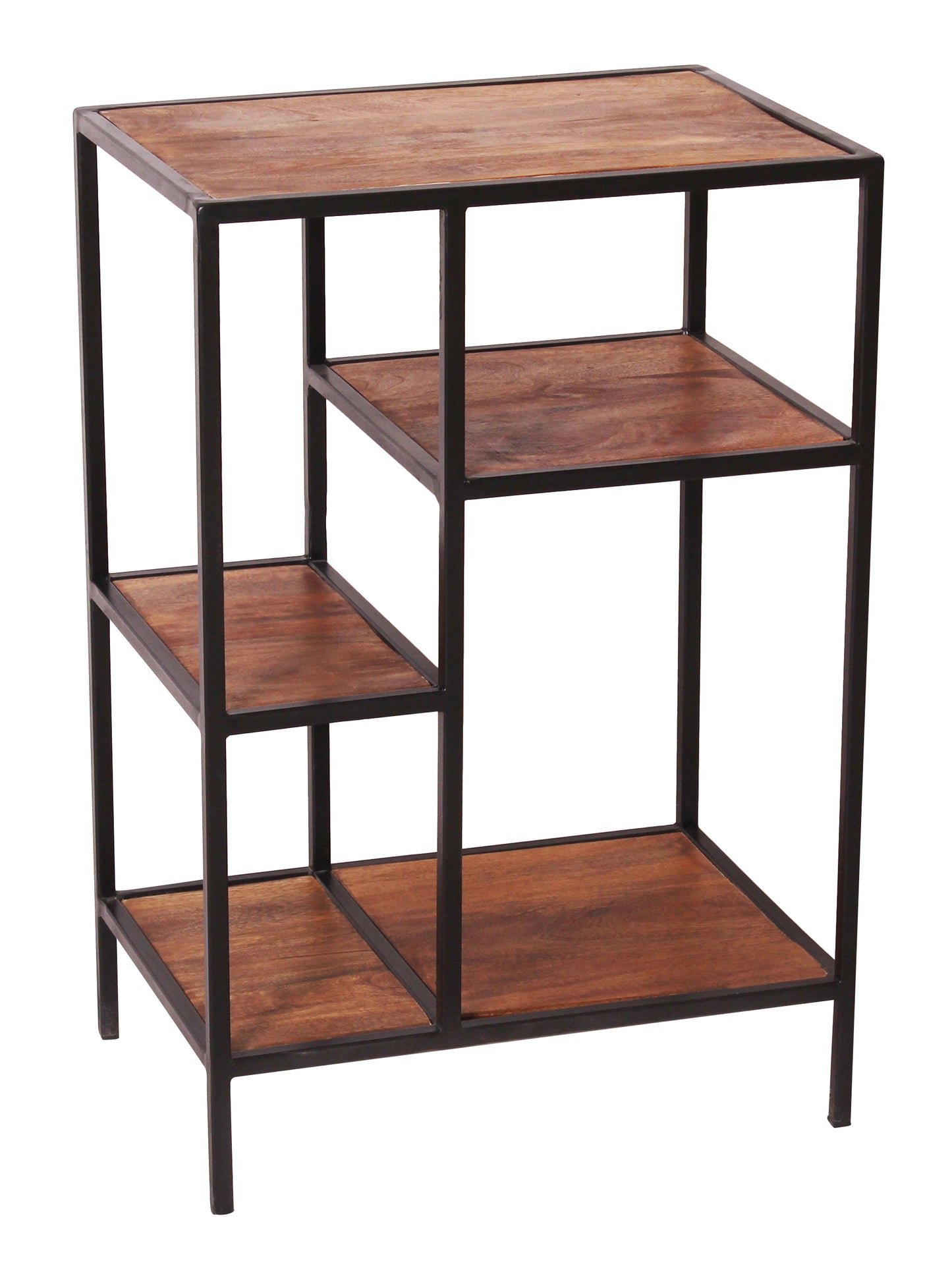 Regal   4 unterschiedlich grosse Ablageboeden Fachmasse  links unten 16x35x245 cm links oben 16x35x35 cm rechts unten 295x35x40 cm rechts oben 295x35x195 cm