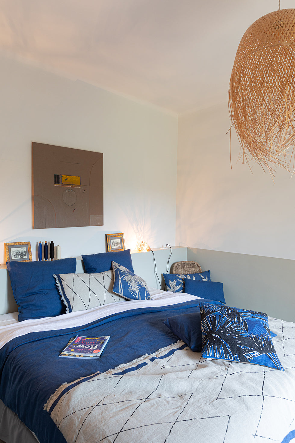 Besticktes Kissen Coco Touareg 45 X 45