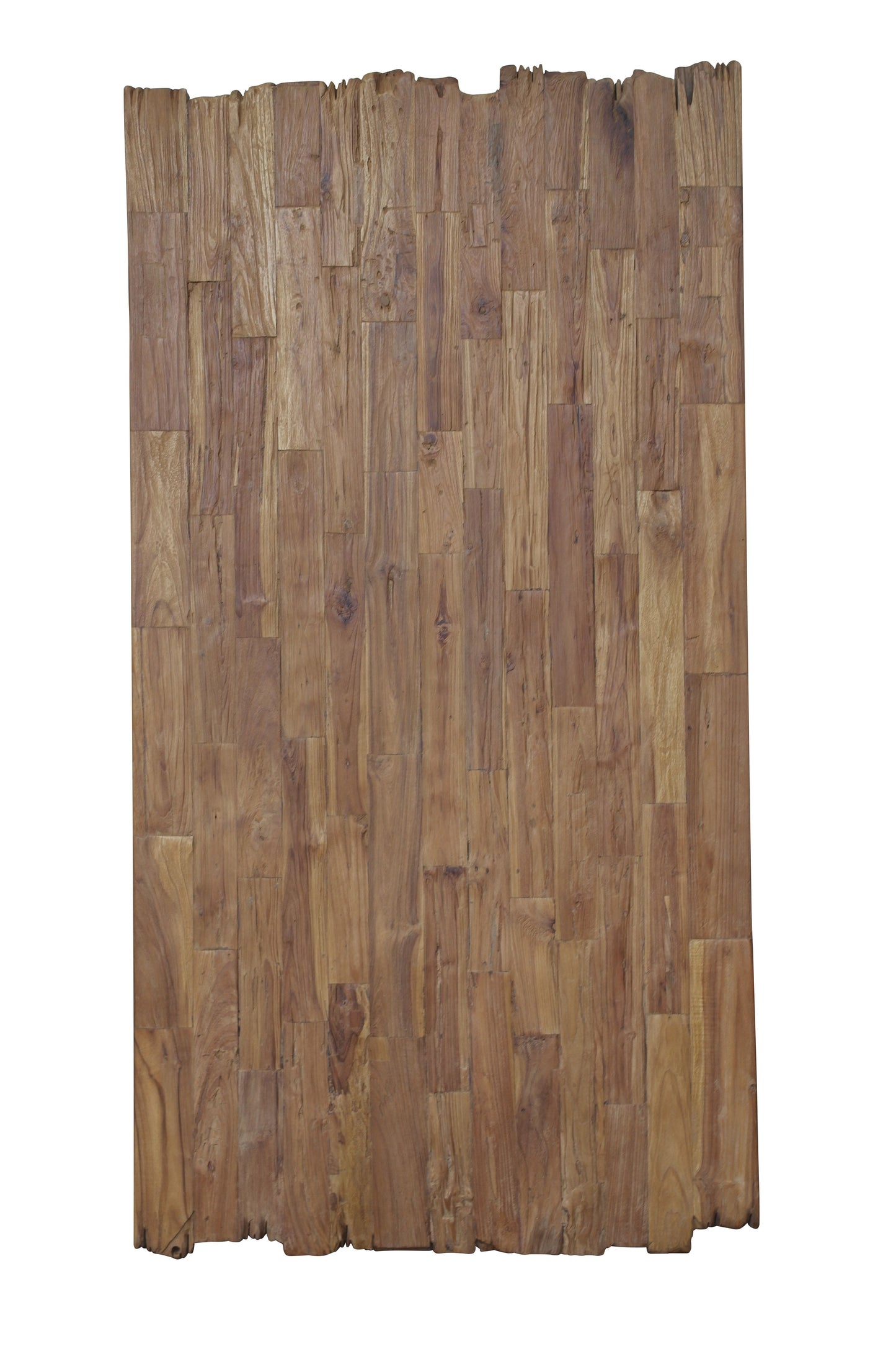 Tisch 160x90 cm   Platte recyceltes Teak Gestell antiksilber Plattenstaerke aufgedoppelt auf 50 mm Rechteckrohre 8x4 cm