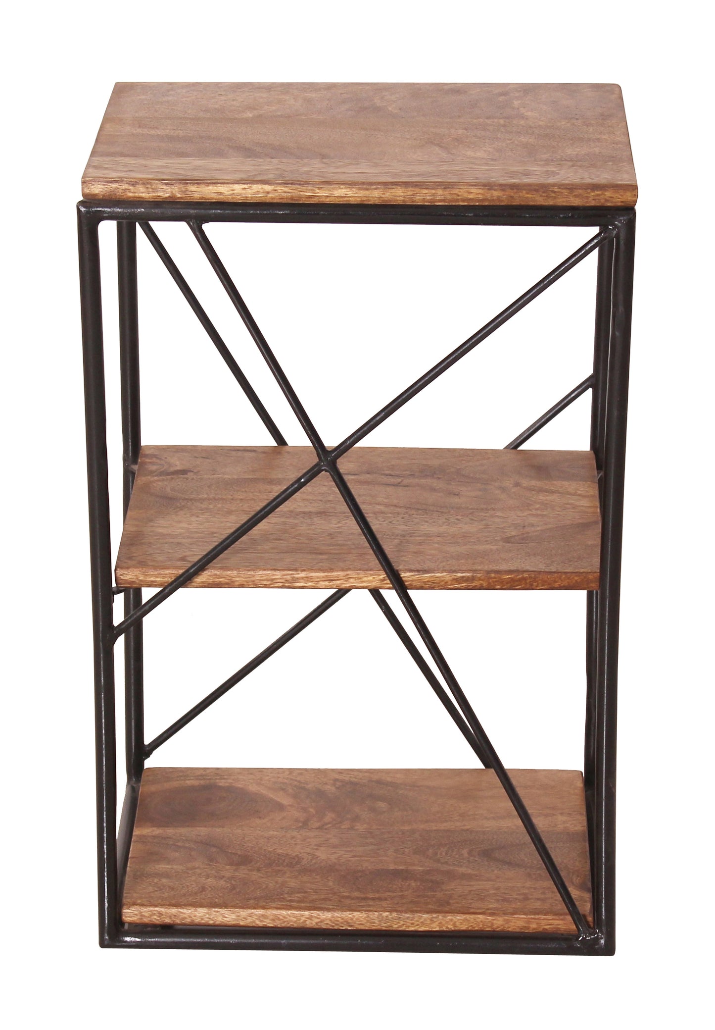 Tom Tailor Wandregal   T-Nest Shelf Wall & Nightstand 3 Boeden asymmetrische Stahlverstrebungen