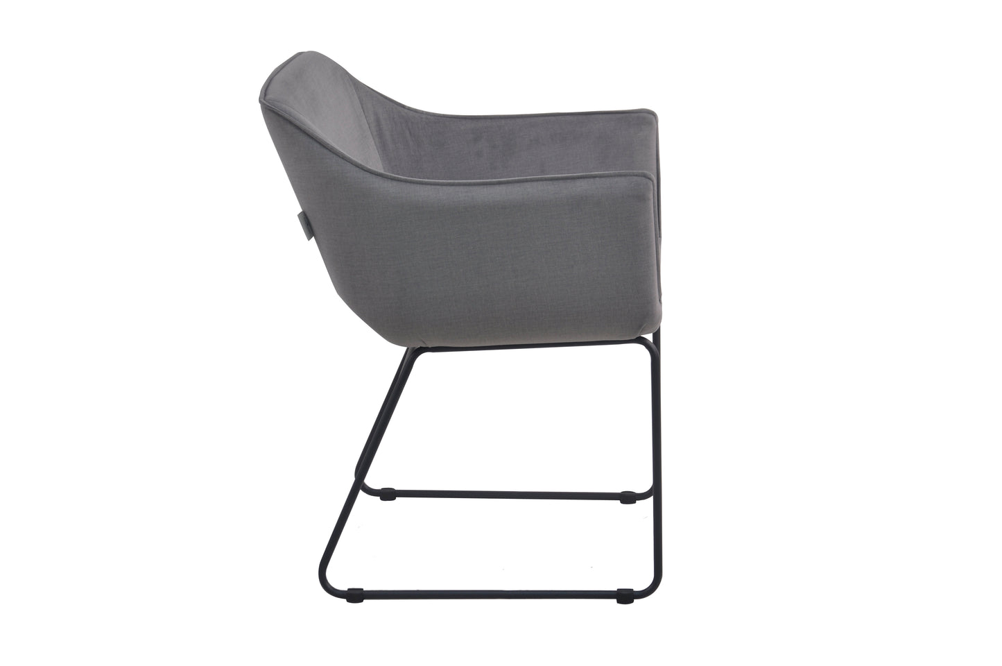 Tom Tailor Armlehnstuhl 2er-Set   T-Velvet Armchair gepolstert basalt Bezug 100Prozent PES TOM TAILOR Flaglabel seitlich Gestellstaerke 25x25 mm Sitzhoehe 475 cm Sitztiefe 57 cm Sitzbreite 40 cm Hoehe der Armlehnen 66 cm Rueckenhoehe 36 cm