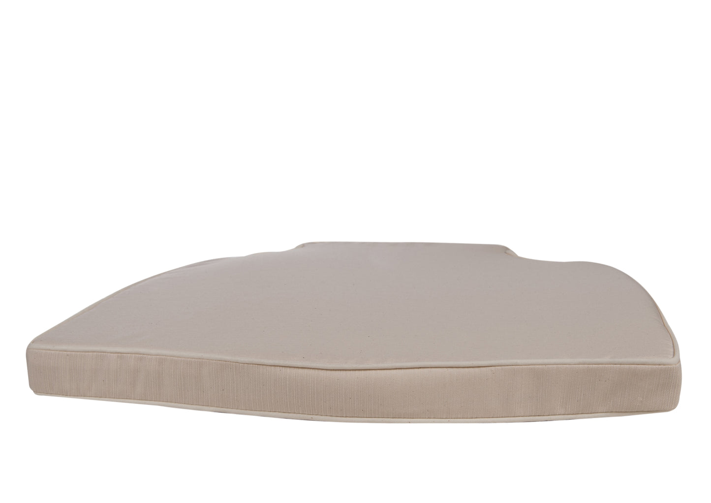 Stuhlkissen mit Baendern 60 Prozent Polyester 40 Prozent Baumwolle Hoehe des Kissens  ca  5 cm Mass schmale Seite hinten  ca  28 cm
