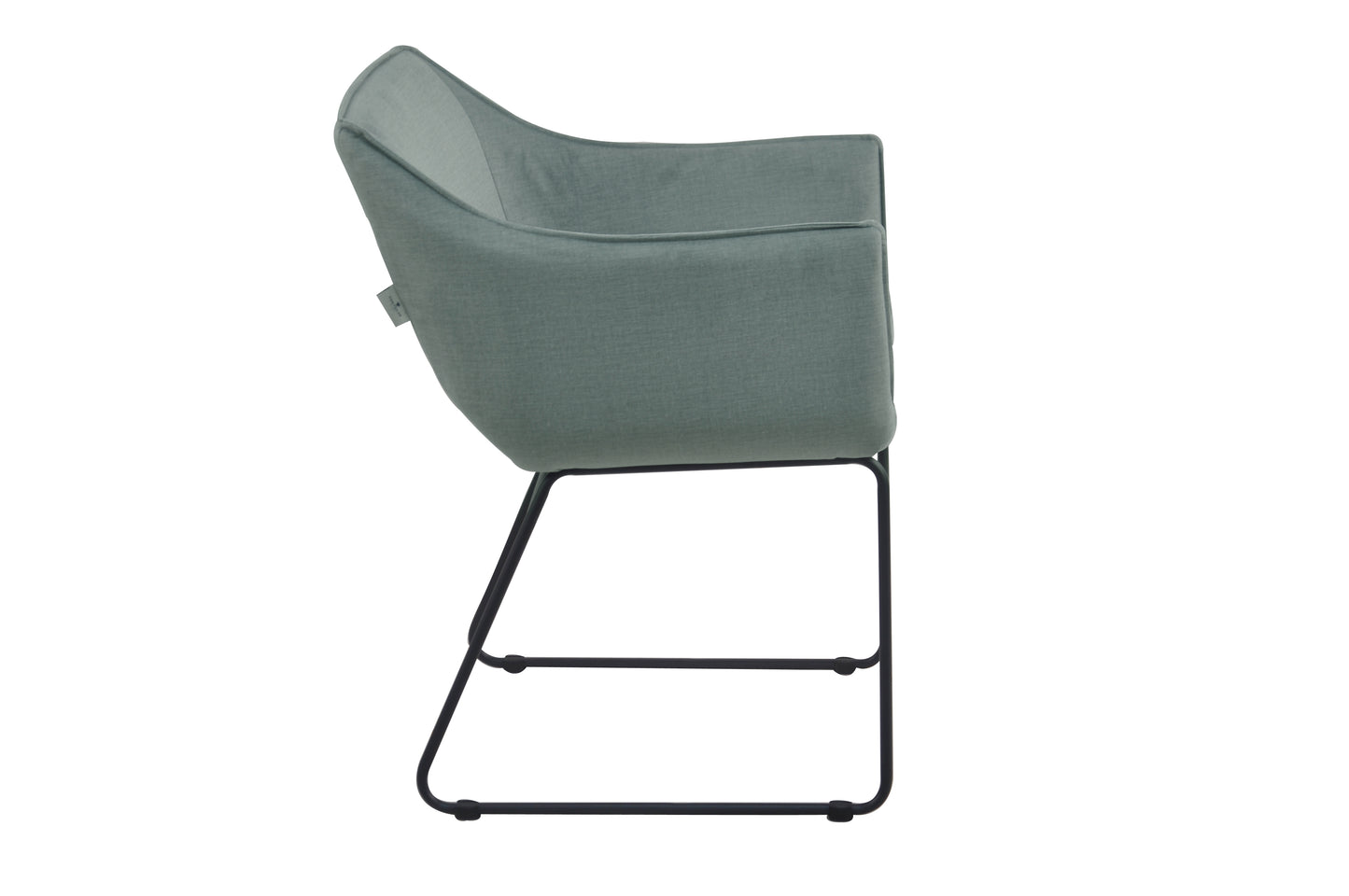 Tom Tailor Armlehnstuhl 2er-Set   T-Velvet Armchair gepolstert celadon Bezug 100Prozent PES TOM TAILOR Flaglabel seitlich Gestellstaerke 25x25 mm Sitzhoehe 475 cm Sitztiefe 57 cm Sitzbreite 40 cm Hoehe der Armlehnen 66 cm Rueckenhoehe 36 cm