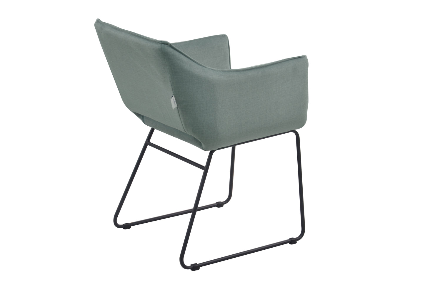 Tom Tailor Armlehnstuhl 2er-Set   T-Velvet Armchair gepolstert celadon Bezug 100Prozent PES TOM TAILOR Flaglabel seitlich Gestellstaerke 25x25 mm Sitzhoehe 475 cm Sitztiefe 57 cm Sitzbreite 40 cm Hoehe der Armlehnen 66 cm Rueckenhoehe 36 cm