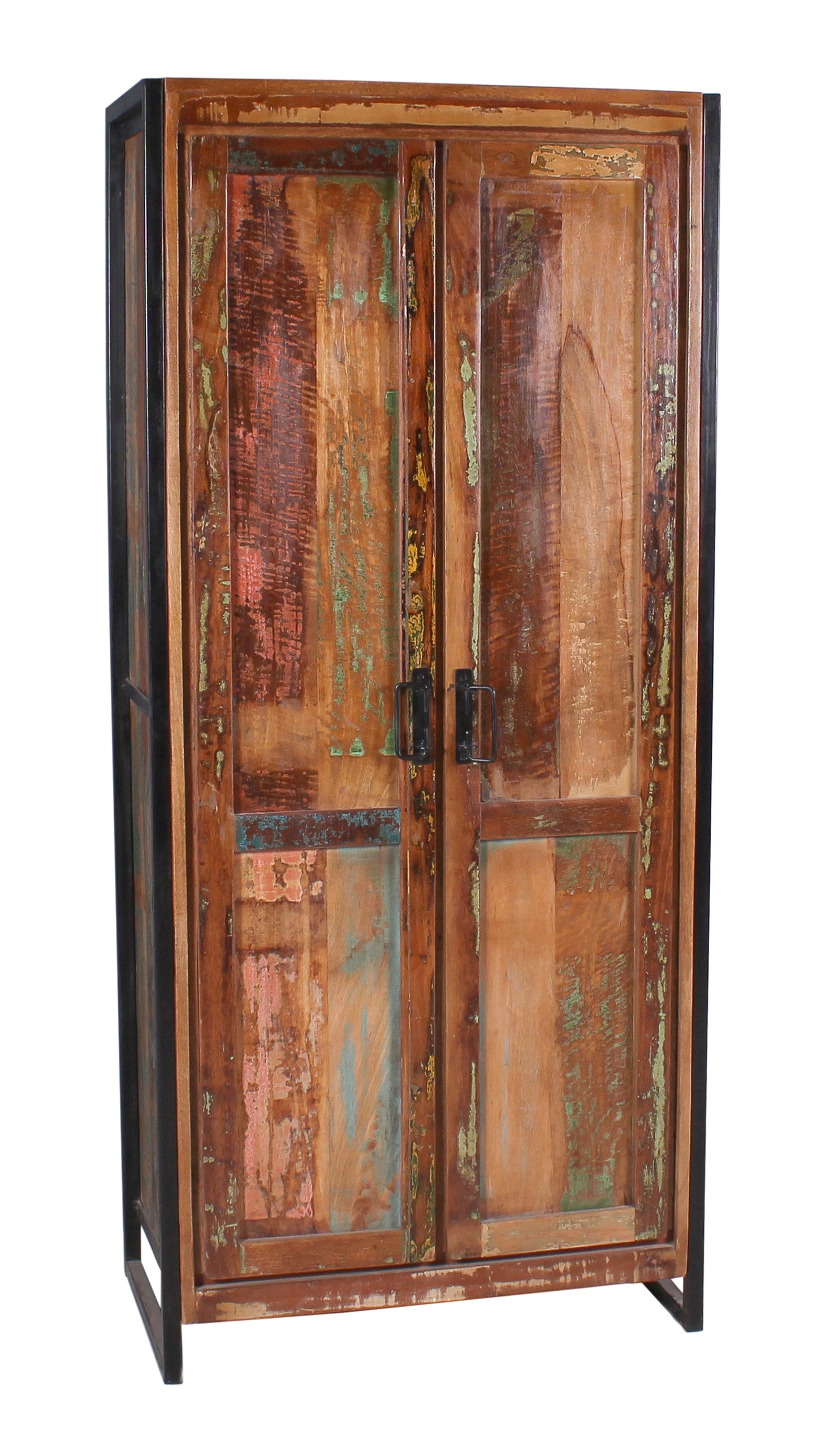 Dielen-Set 1 Schuhschrank 2 Garderobenpaneele 1 Kleiderschrank Schuhschrank 130x40x50 cm fuer ca  8 Paar Schuhe Garderobenpaneel 35x8x110 cm 4 Haken Kleiderschrank 80x45x180 cm innen 3 Boeden 2 davon herausnehmbar 1 herausnehmbare Kleiderstange