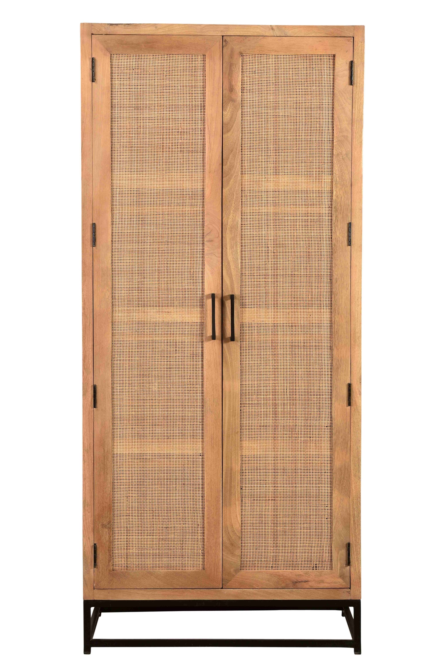 Garderobenschrank 2 Tueren innen 3 Boeden 2 davon herausnehmbar 1 herausnehmbare Kleiderstange