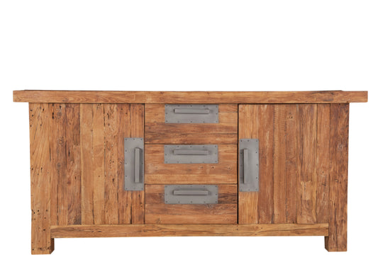 Sideboard   3 Schubladen 2 Tueren Schubladenschienen aus Holz Schubladeninnenmass (BxTxH)  45x335x16 cm