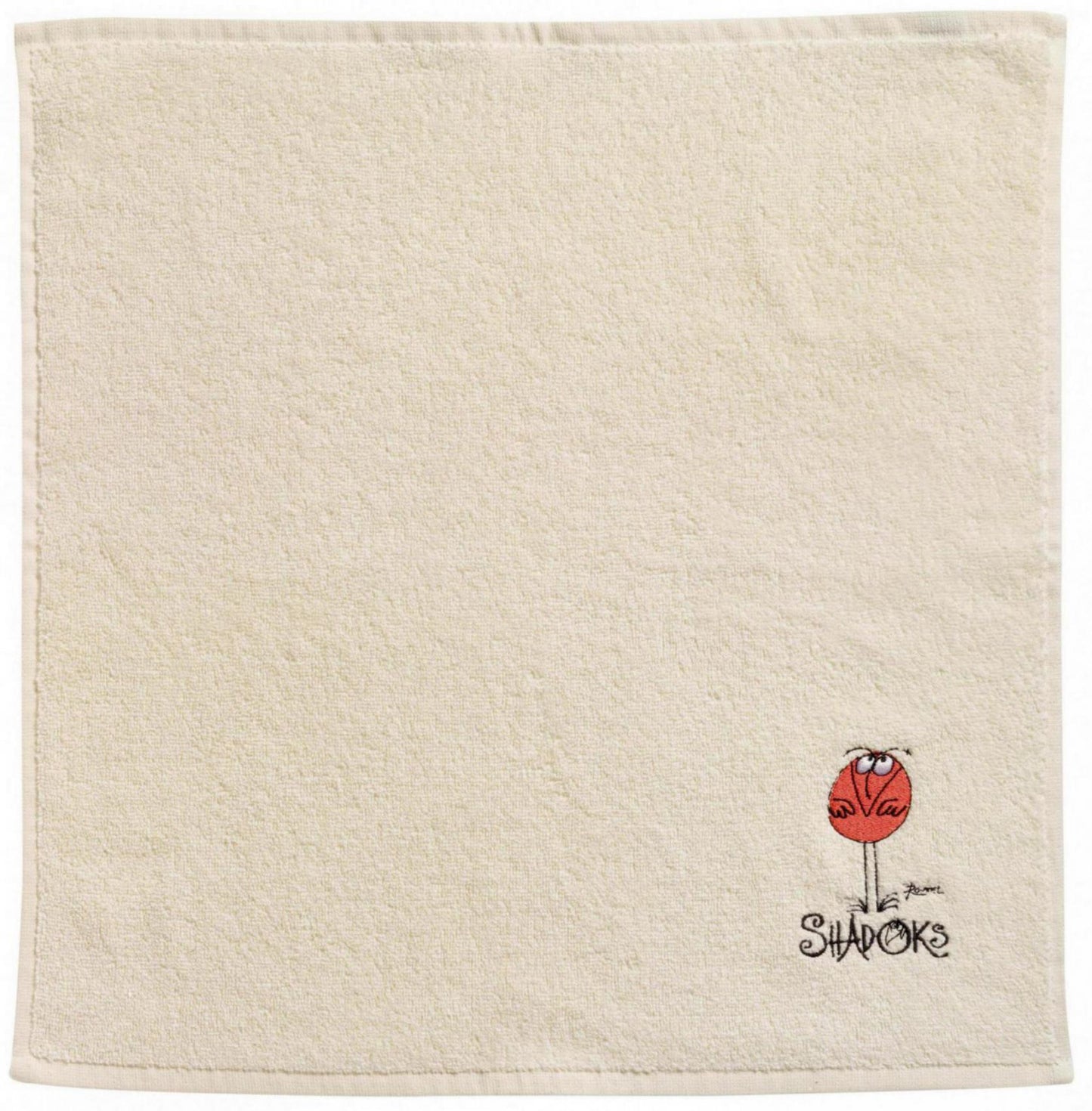 Quadratisches Handtuch Shadoks Ivoire 50 X 50