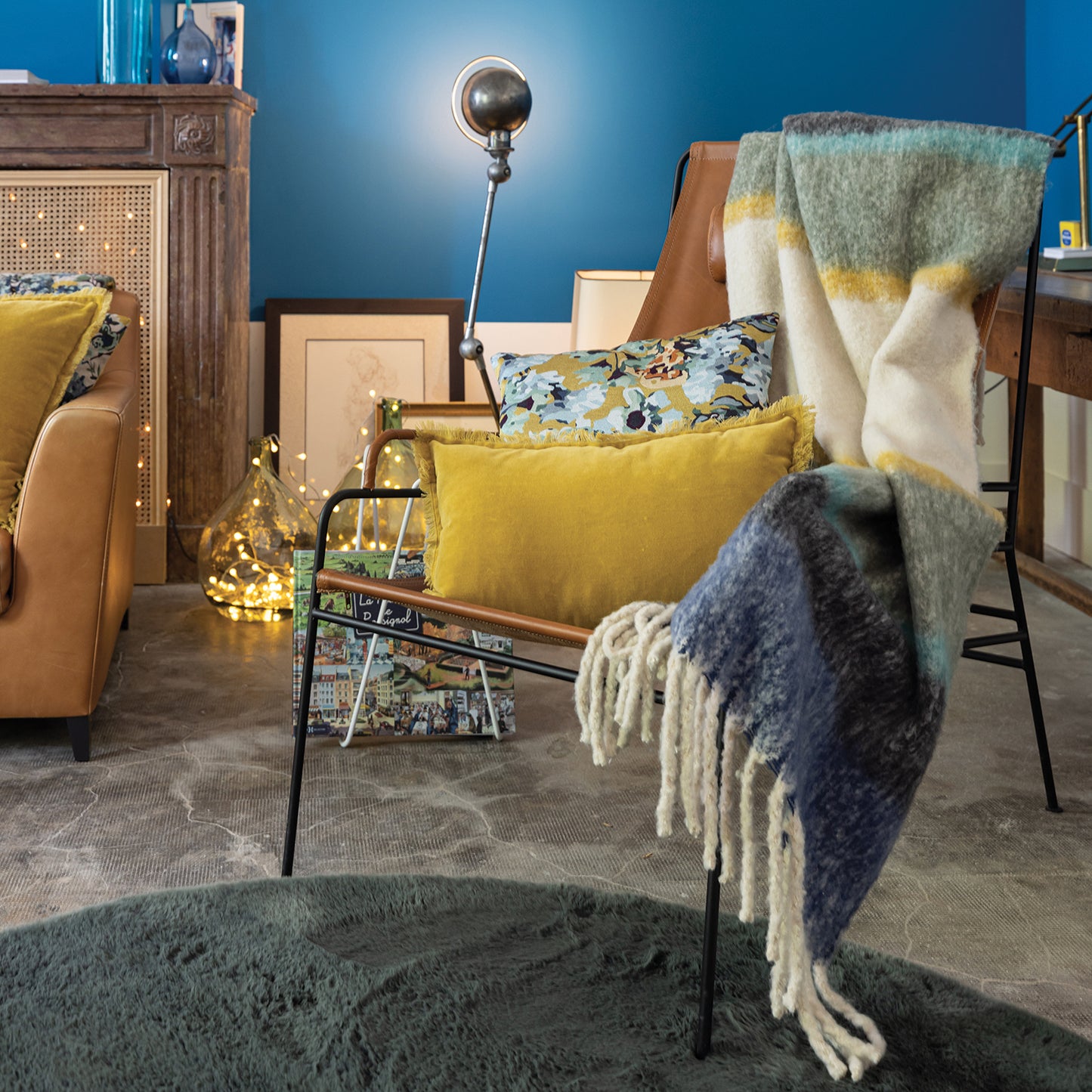 Besticktes Kissen Hortense Multico 45 X 45