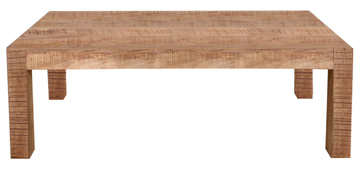 Couchtisch 110x60 cm hochwertiges Mangoholz abwechslungsreiche Maserung