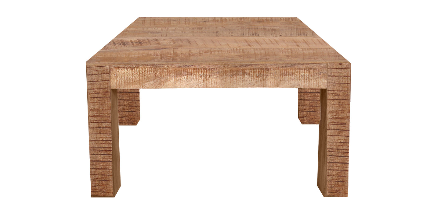 Couchtisch 60x60 cm hochwertiges Mangoholz abwechslungsreiche Maserung