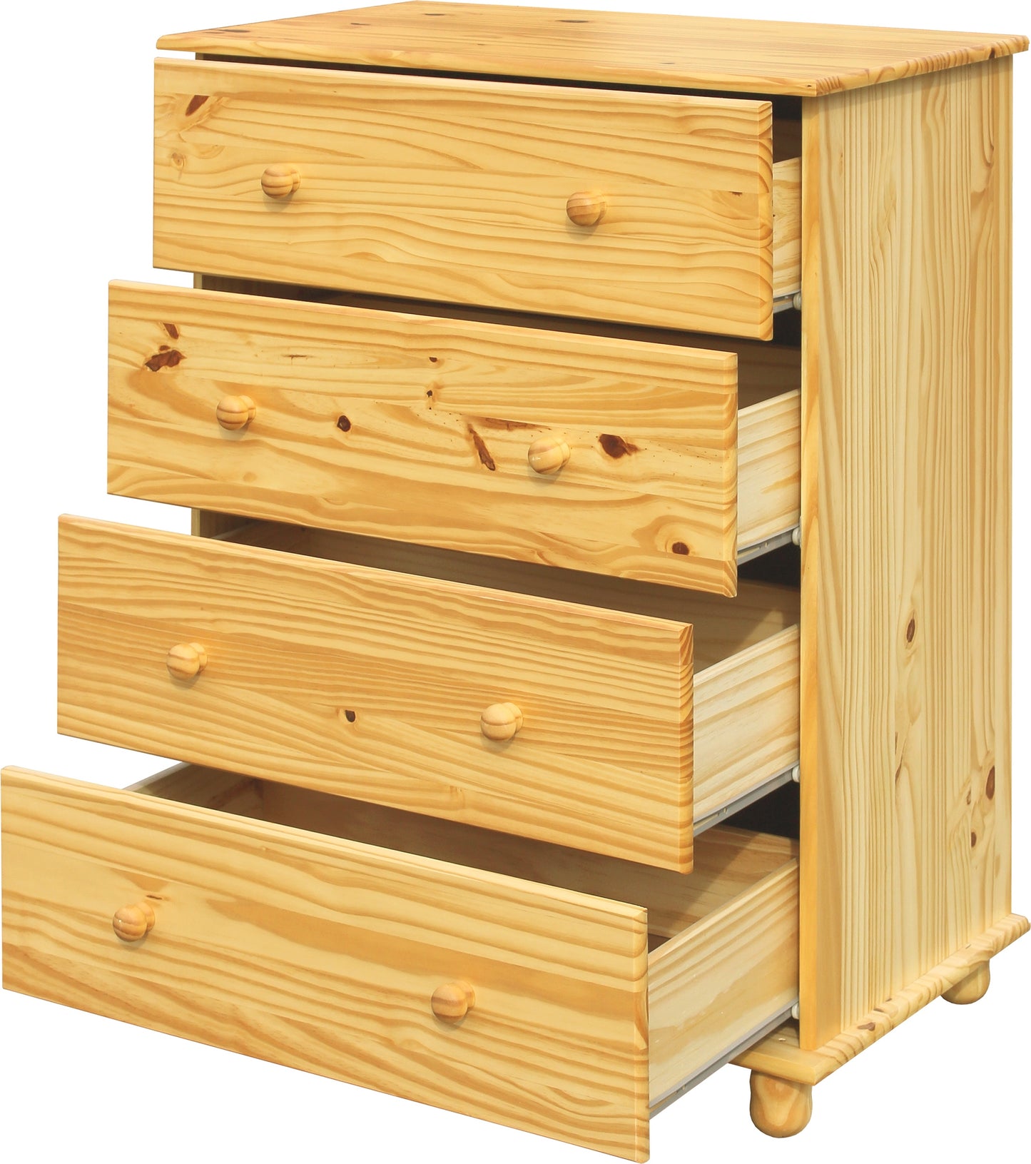 Kommode 4 Schubladen Schubladen mit Metallauszuegen Schubladeninnenmasse  ca  B675 × T33 × H125 cm