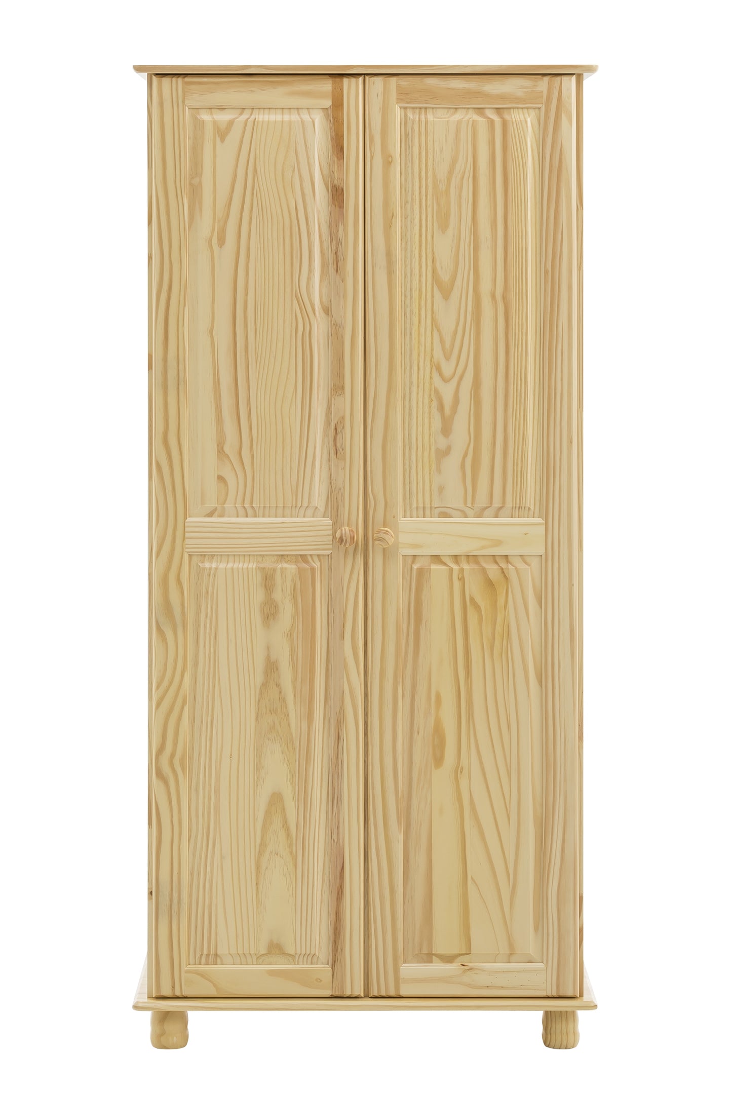 Kleiderschrank 2 Tueren innen 1 Kleiderstange 1 Boden