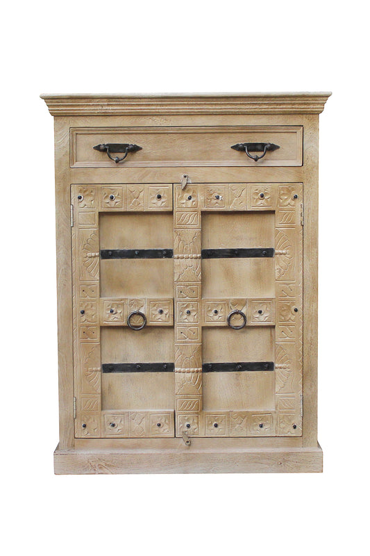 Highboard 2 Tueren 1 Schublade Schubladenschienen aus Holz Schubladeninnenmass 695x335x105 cm 3 feste Boeden Fachmasse 70x345x19 cm