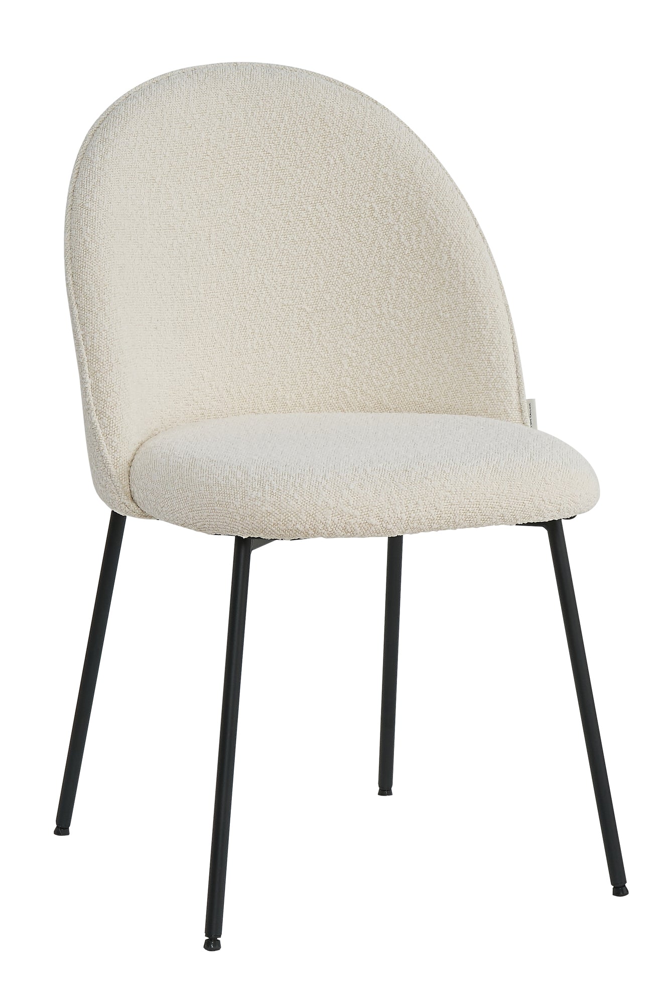 Tom Tailor Stuhl 2er-Set T-Bouclé Pad Chair gepolstert Sitzbreite  ca  495 cm Sitzhoehe  ca  465 cm Abstand zwischen den Stuhlbeinen vorne  ca  44 cm seitlich  ca  475 cm max  Belastbarkeit  ca  100 KG