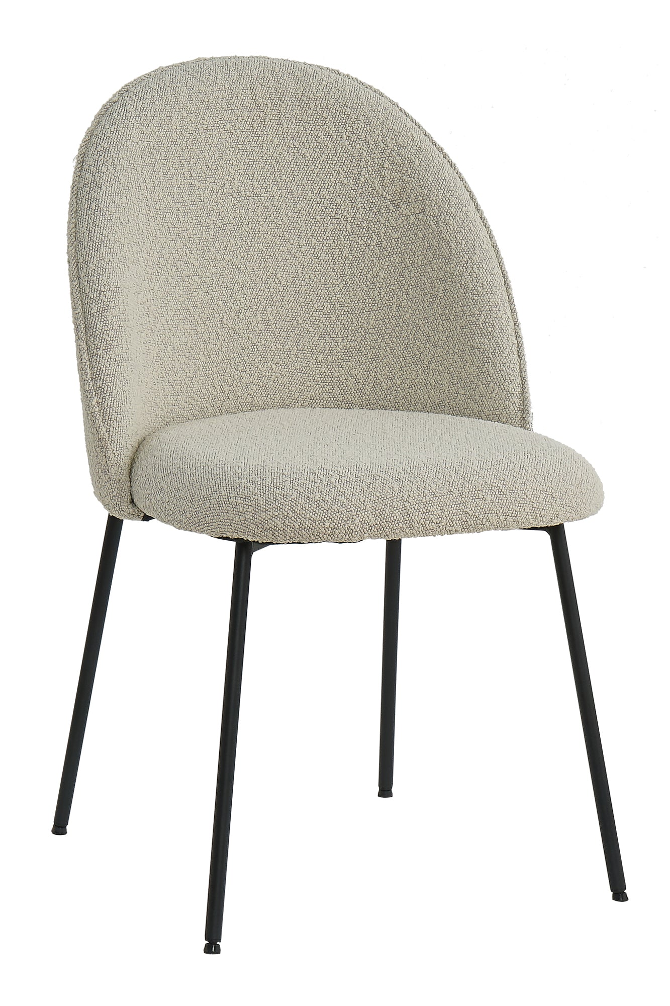 Tom Tailor Stuhl 2er-Set T-Bouclé Pad Chair gepolstert Sitzbreite  ca  495 cm Sitzhoehe  ca  465 cm Abstand zwischen den Stuhlbeinen vorne  ca  44 cm seitlich  ca  475 cm max  Belastbarkeit  ca  100 KG