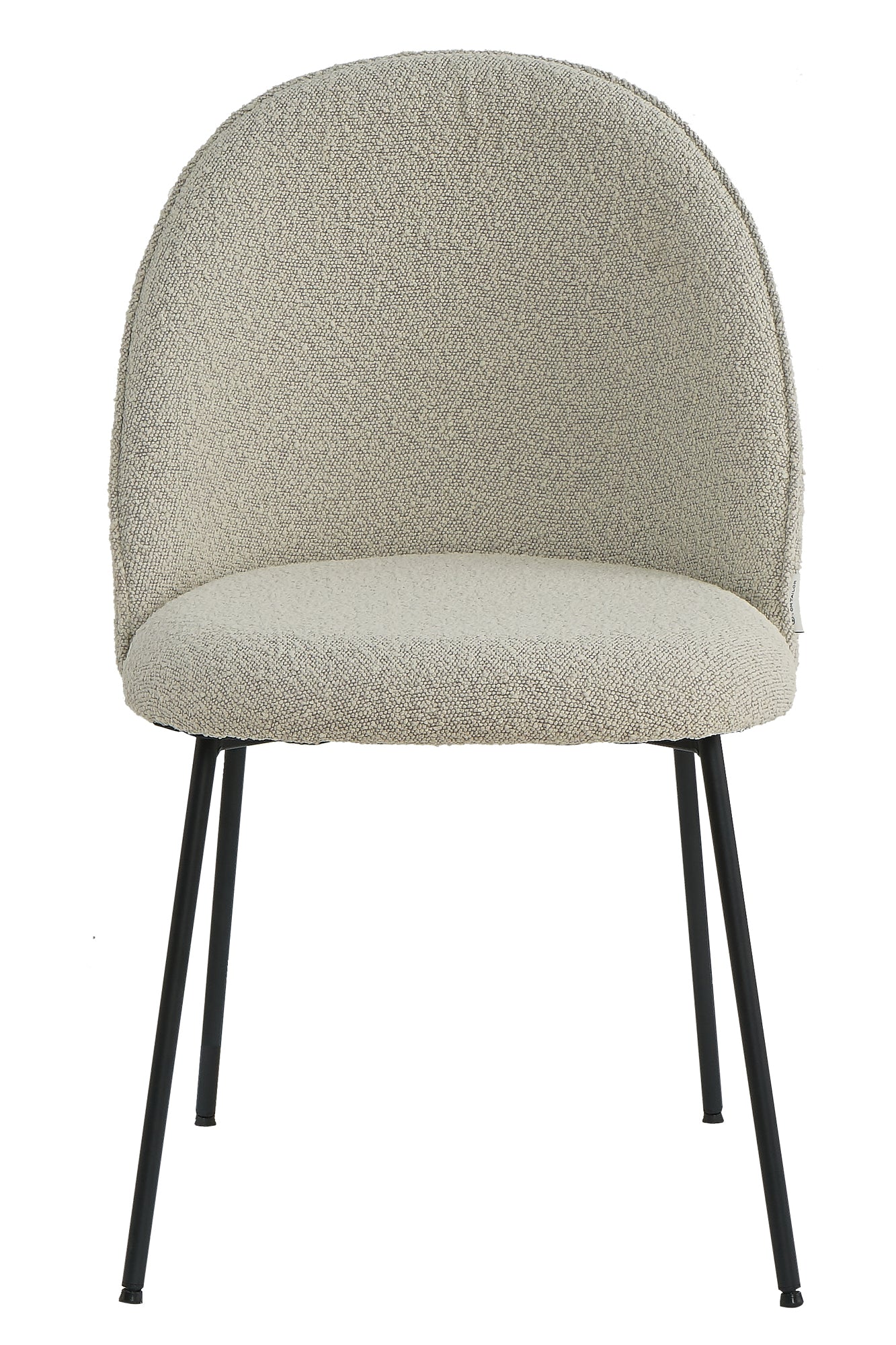 Tom Tailor Stuhl 2er-Set T-Bouclé Pad Chair gepolstert Sitzbreite  ca  495 cm Sitzhoehe  ca  465 cm Abstand zwischen den Stuhlbeinen vorne  ca  44 cm seitlich  ca  475 cm max  Belastbarkeit  ca  100 KG