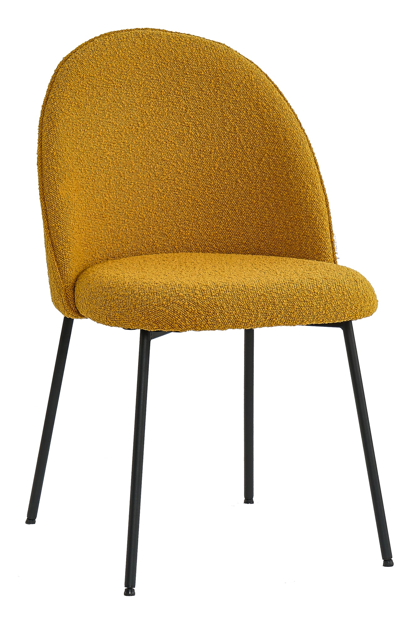 Tom Tailor Stuhl 2er-Set T-Bouclé Pad Chair gepolstert Sitzbreite  ca  495 cm Sitzhoehe  ca  465 cm Abstand zwischen den Stuhlbeinen vorne  ca  44 cm seitlich  ca  475 cm max  Belastbarkeit  ca  100 KG