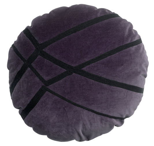 Besticktes Kissen Fara Raisin Diameter 50