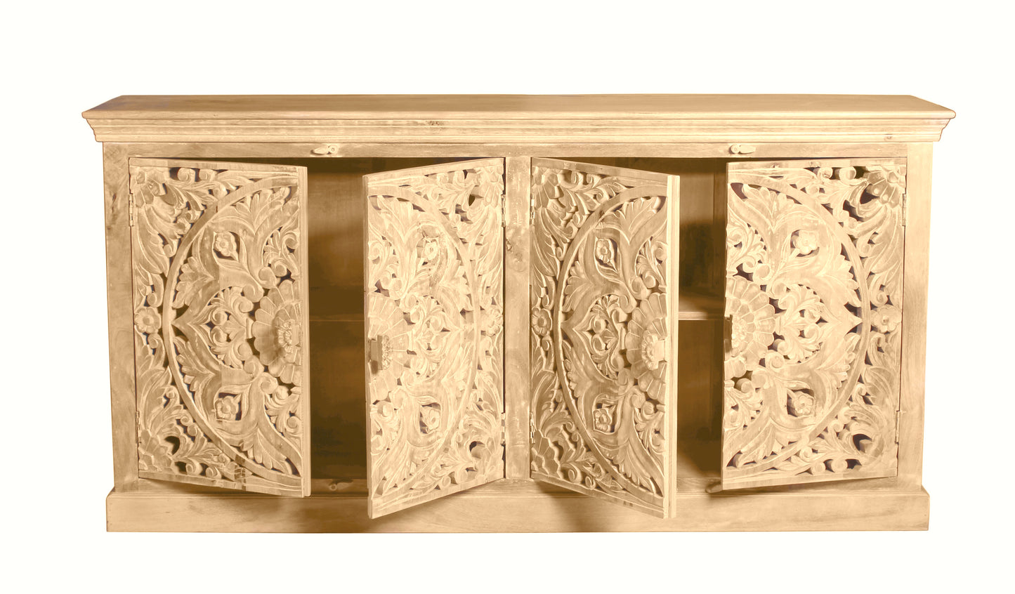 Sideboard 4 Tueren je 1 Boden hinter den Tueren