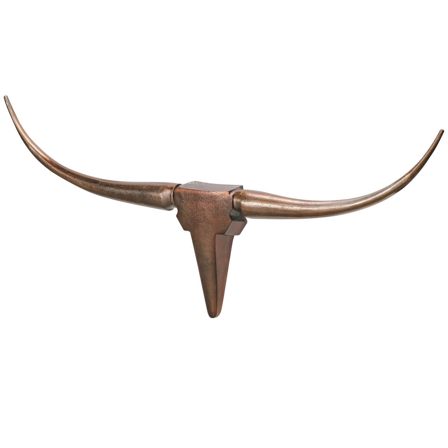 Deko Geweih Bull M WL1.394 Bronze 100 cm Aluminium Design Hoerner Wanddekoration Stierkopf Horn Modern Wandskulptur Geweih Jagdtrophaee Metall Longhorn Wandschmuck Gross