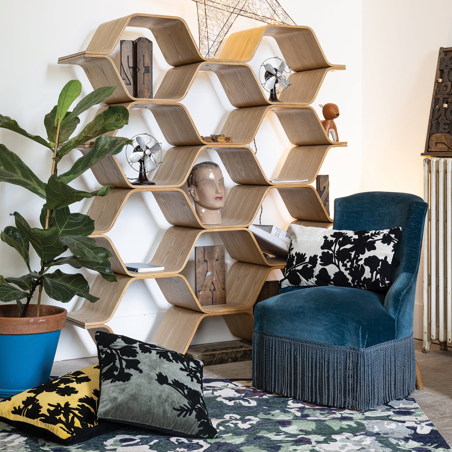 Besticktes Kissen Rosalie Brode Mirabelle 40 X 65