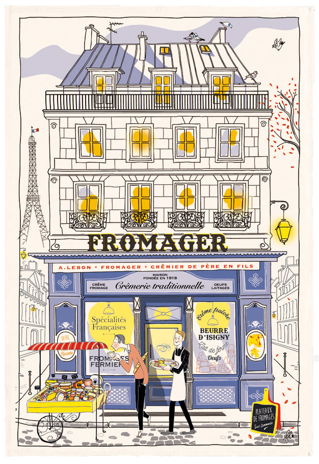 Geschirrtuch Façade Fromager Écru 48 X 72