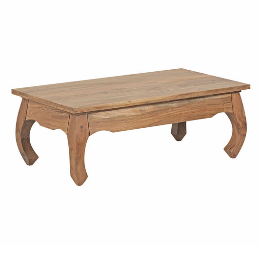 Couchtisch Massiv Holz Akazie 110 cm breit Wohnzimmer Tisch Design Natur Produkt Landhaus Stil Beistelltisch