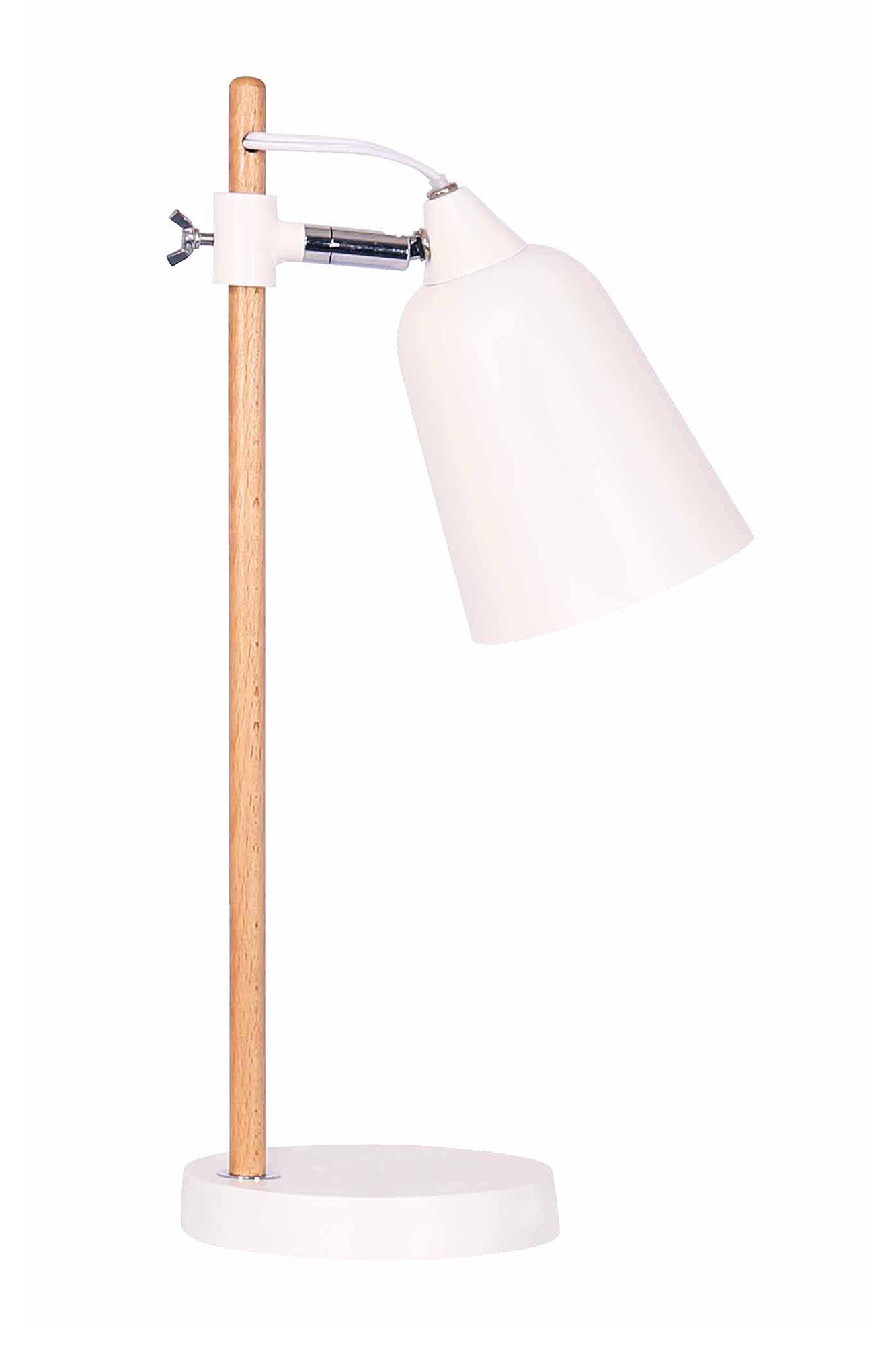 Tischleuchte Weiß Natur