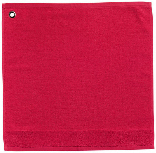 Handtuch mit oese Curl Geranium 50 X 50