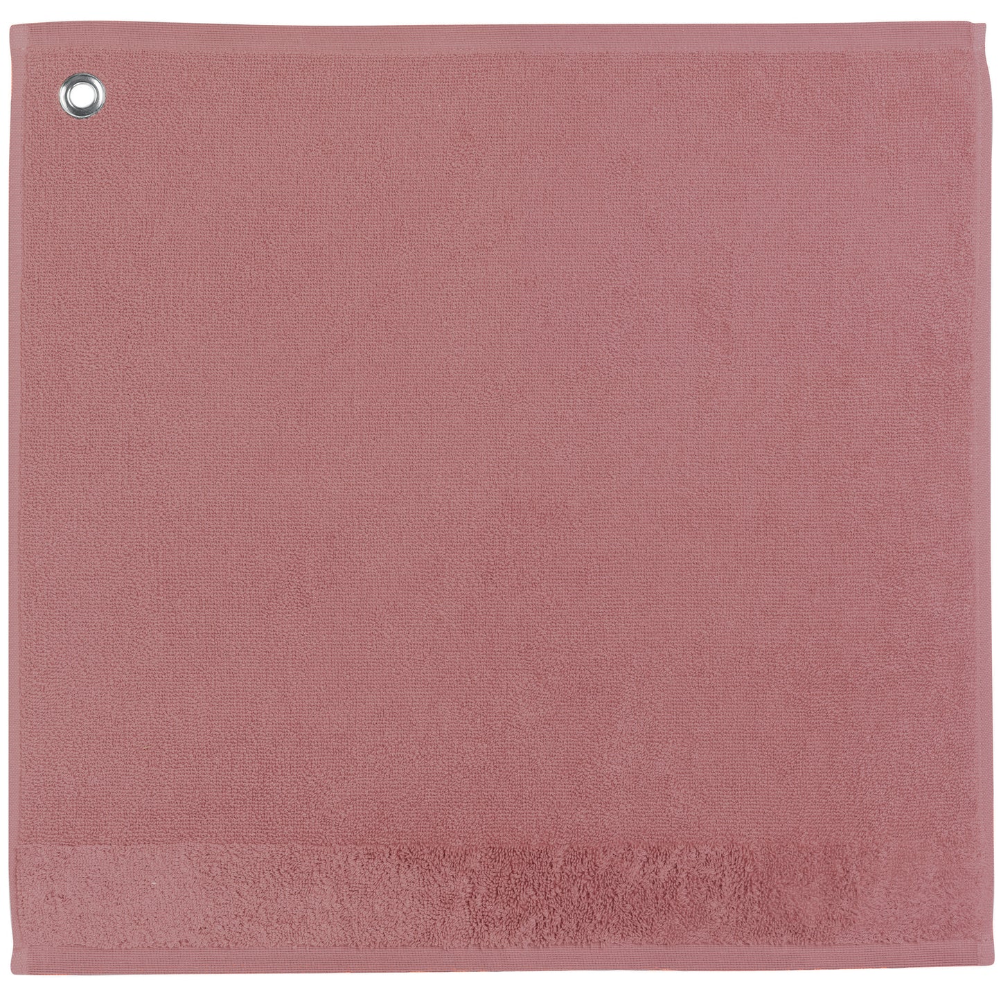 Handtuch mit oese Curl Bois de rose 50 X 50