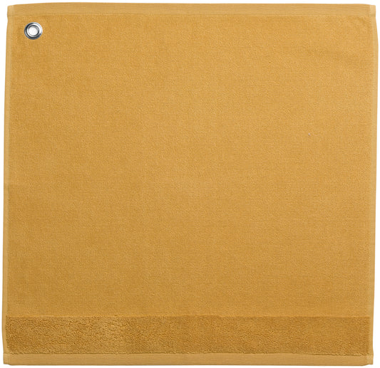 Handtuch mit oese Curl Curry 50 X 50