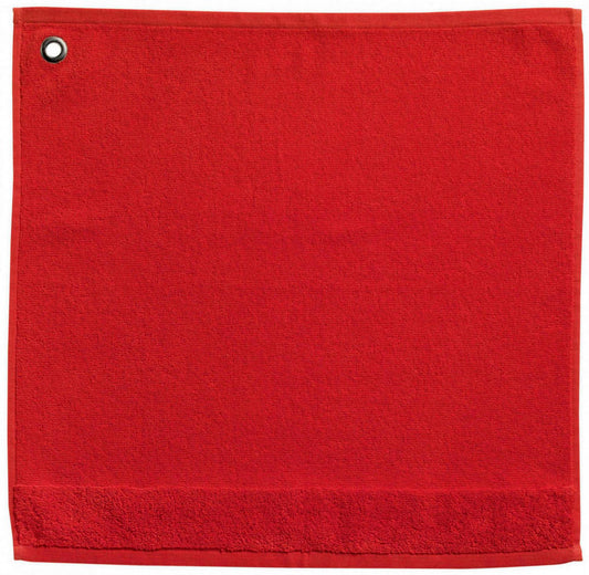 Handtuch mit oese Curl Paprika 50 X 50