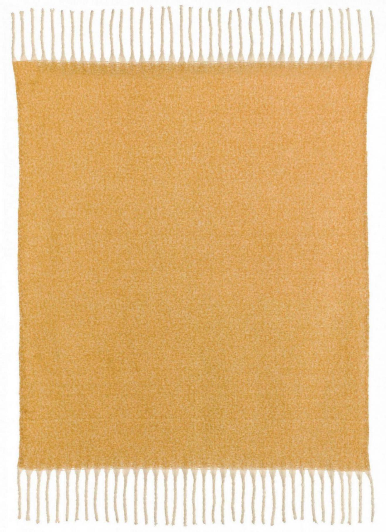 Recycelte einfarbige Decke Isabel Mirabelle 130 X 160