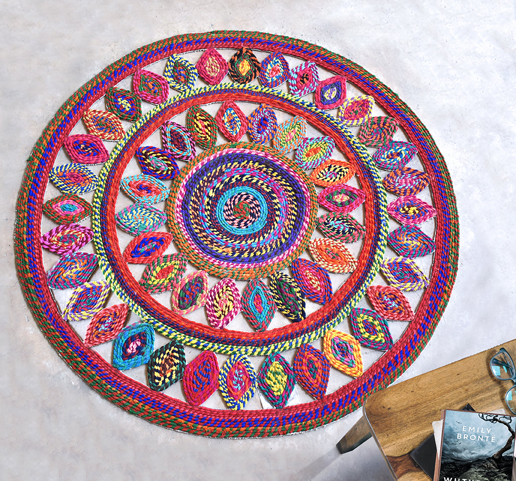 Bowey Teppich Multicolore Diameter 90