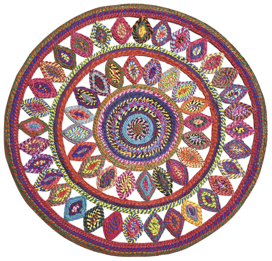 Bowey Teppich Multicolore Diameter 90