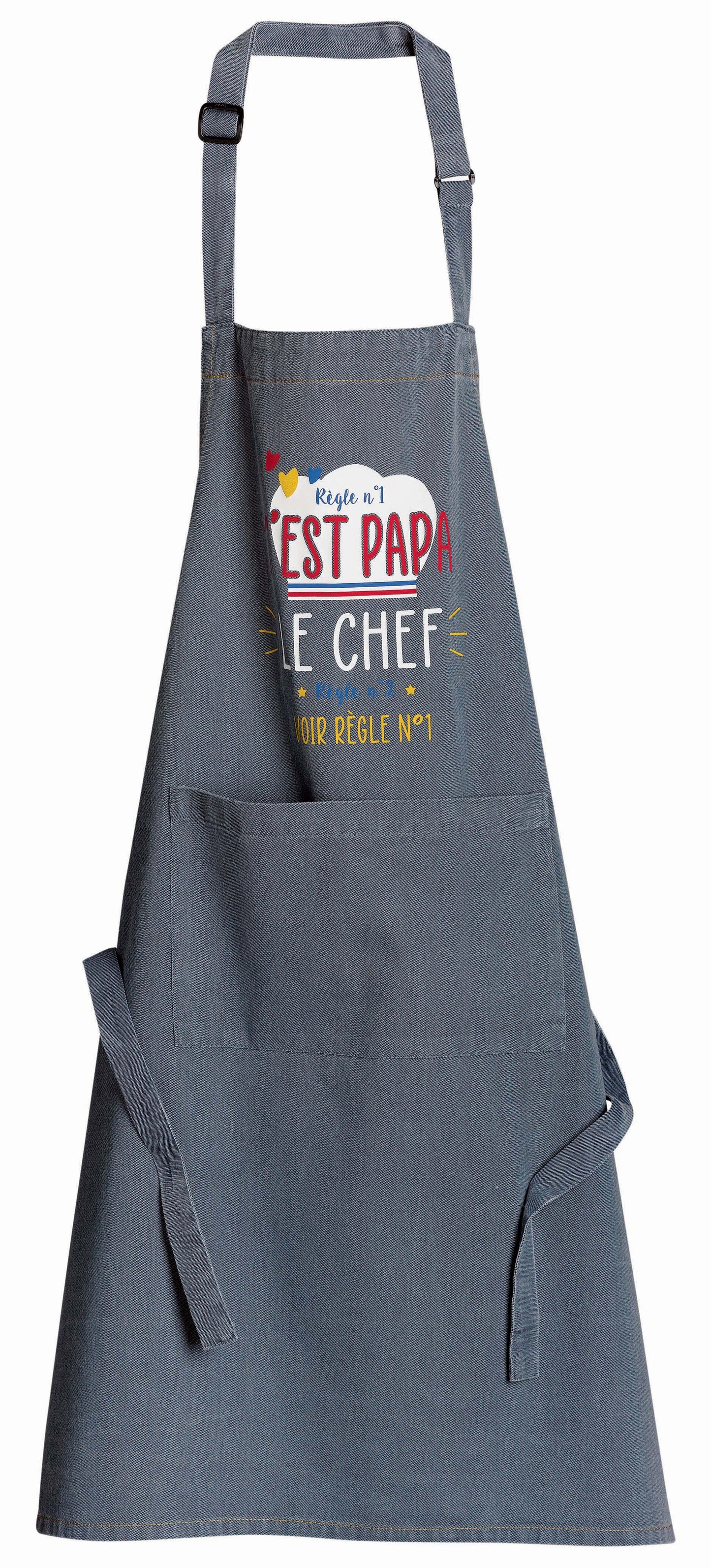 Küchenschürze Chef Papa Jeans 72 x 90