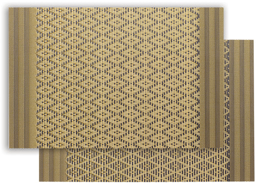 Tischset Kadra Noir Or 33 X 45
