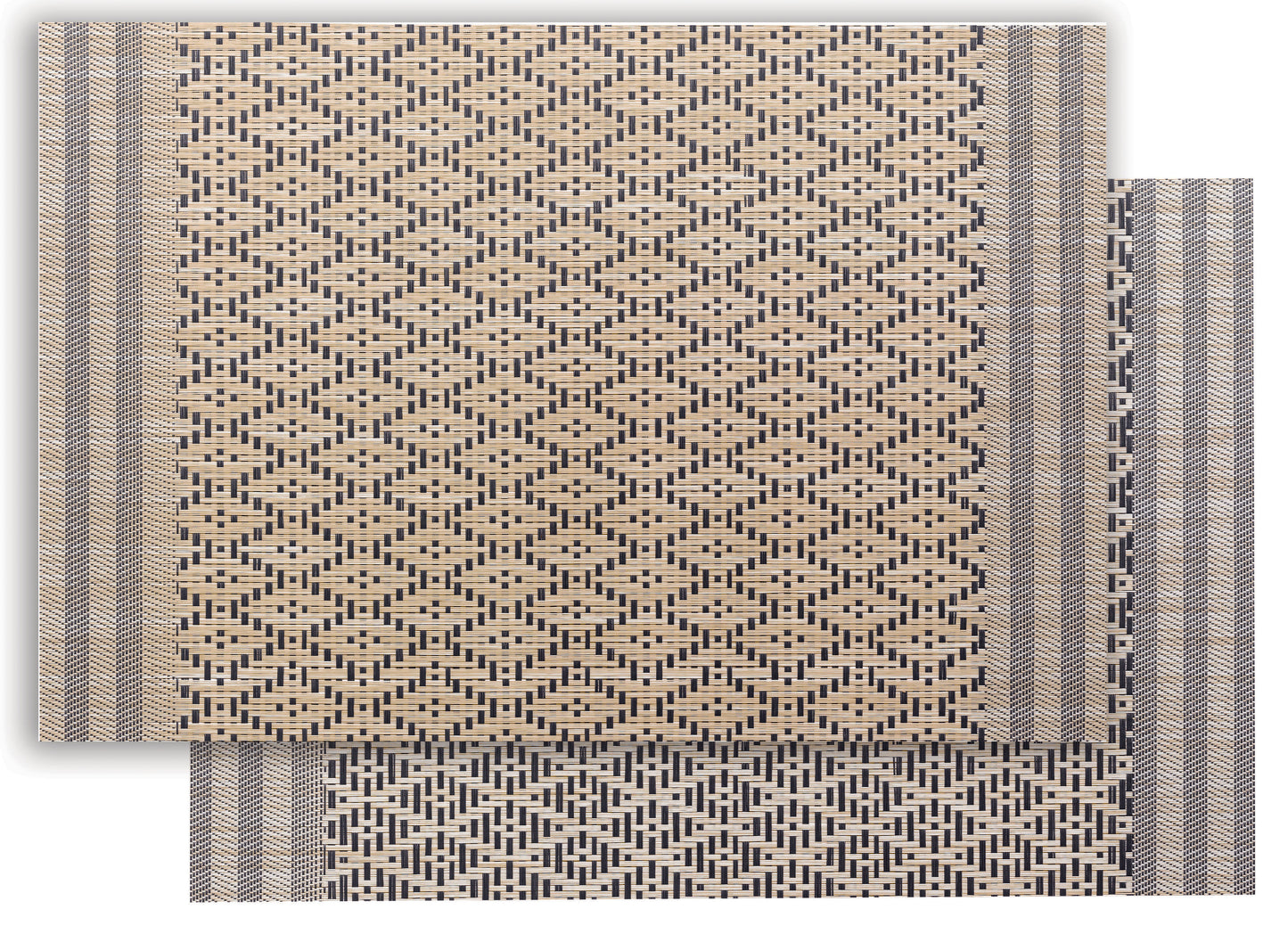 Kadra Tischset Naturel Noir 33 X 45