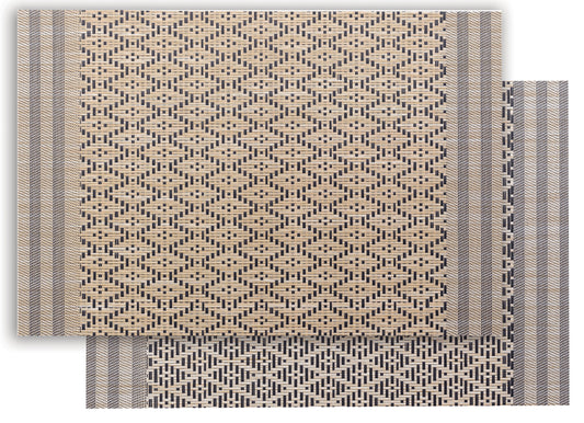 Kadra Tischset Naturel Noir 33 X 45