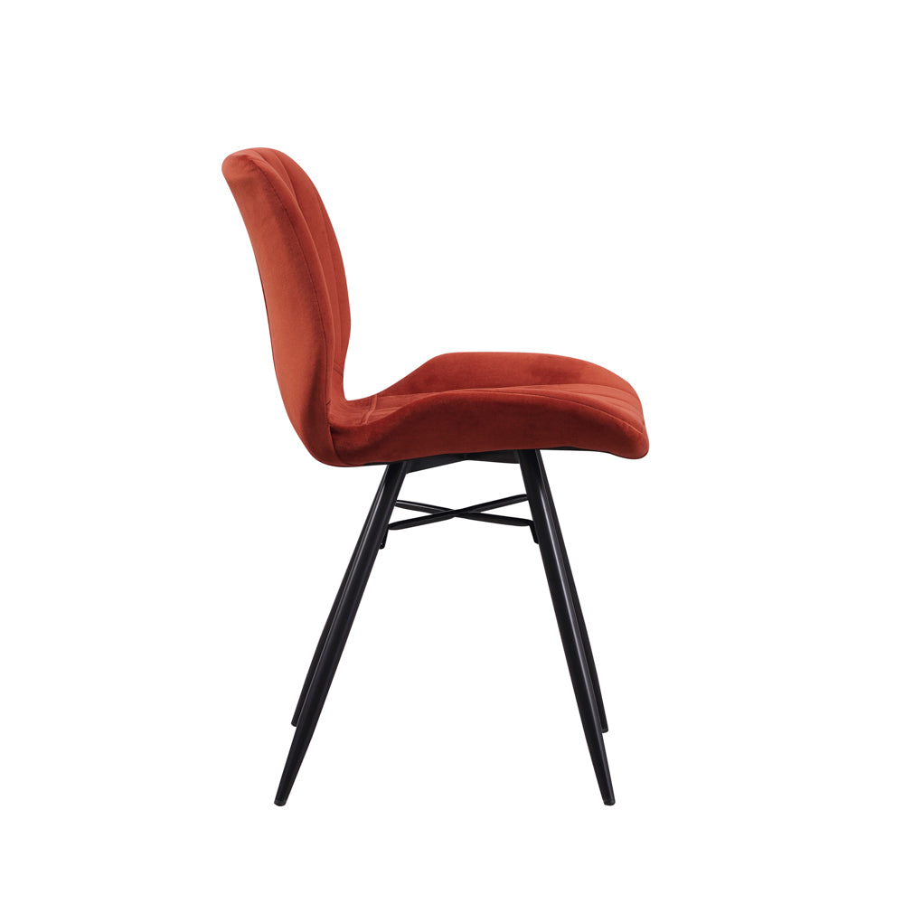 Stuhl Barron koper velvet