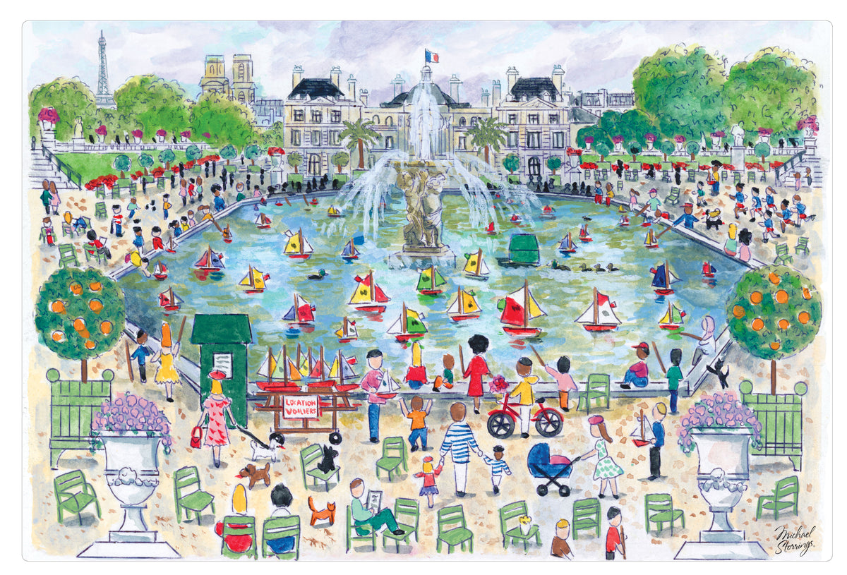 Tischset Jardin du Luxembourg Assortis 30 X 45