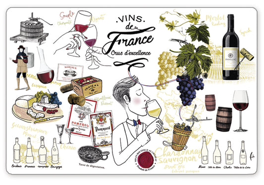 Tischset Cru d'excellence Assortis 30 X 45