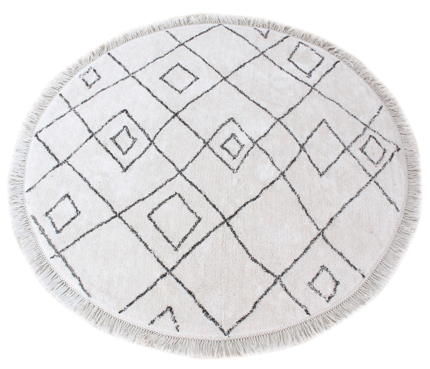 Ervin Teppich Ivoire Taupe Diameter 160