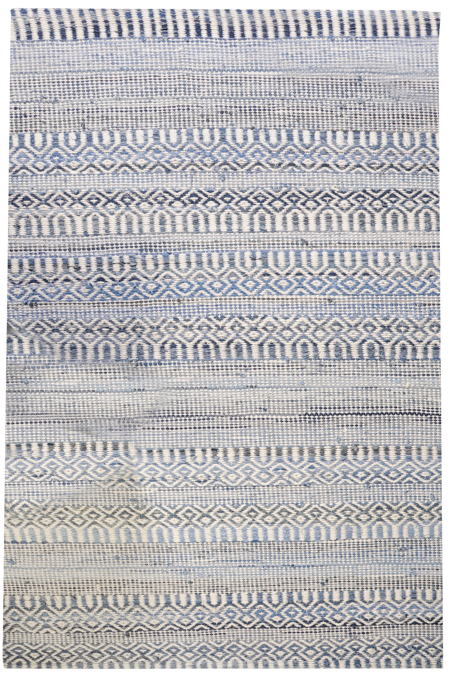 Teppich Sarah Ivoire Bleu 160 X 230