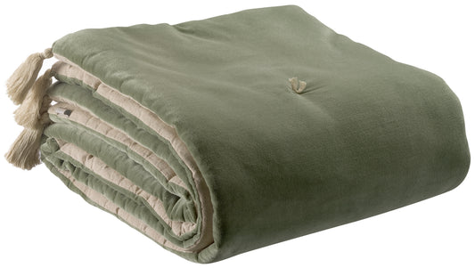 Pompon Bettdecke Elise Verveine 80 X 180