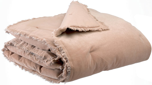 Einfarbige Bettdecke Fara Taupe 85 X 200
